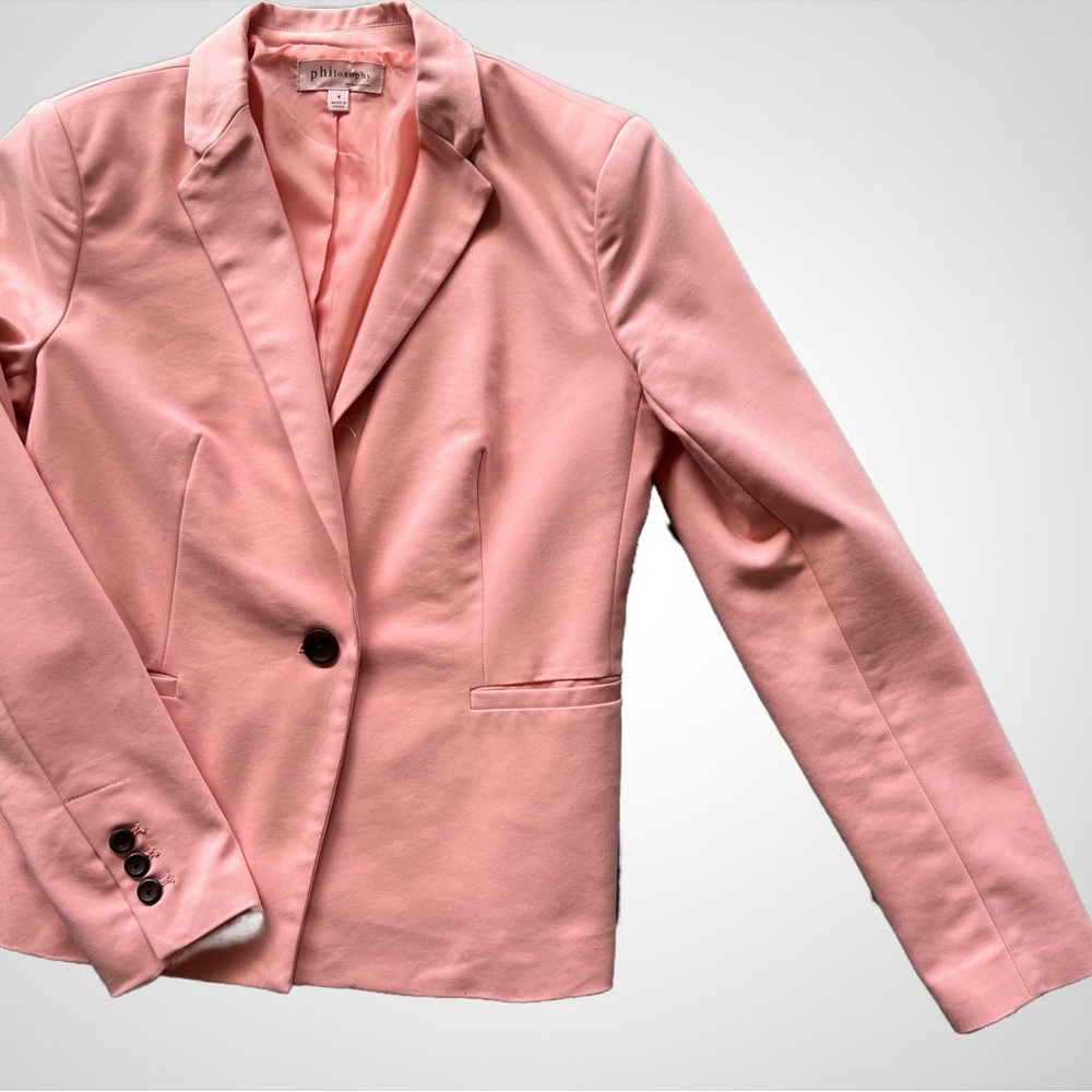 Philosophy Soft Pink Women's Blazer